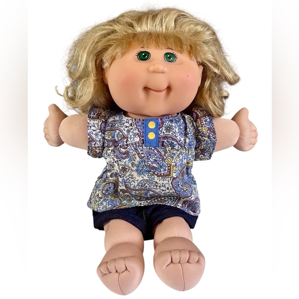 Hostess Pick x 2 ☄️Vintage Blue and Yellow Cabbage Patch Doll with Soft Body